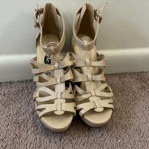 Tan wedges